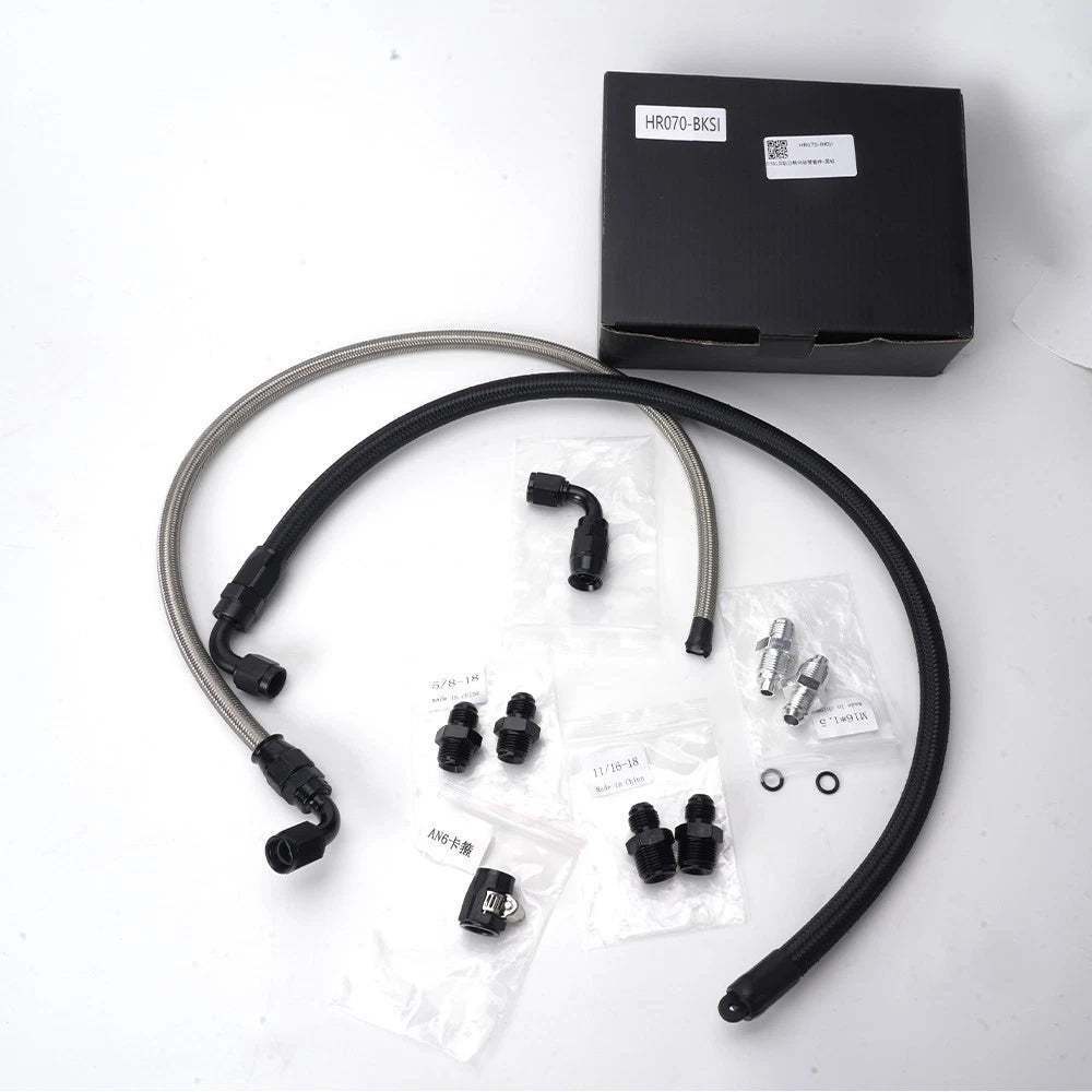 6AN Power Steering Pump Hose Kit for GM LS Swap (Universal)