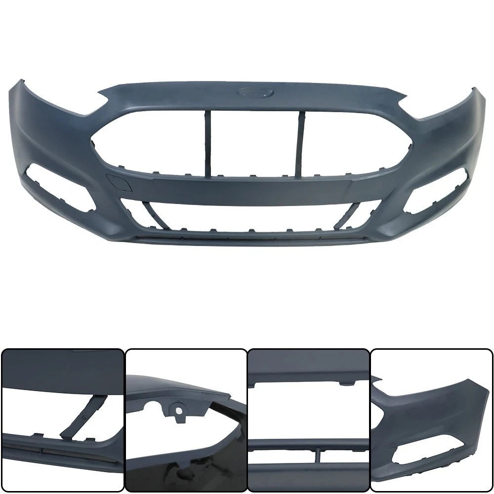 Front Bumper Cover for Ford Fusion (2013–2016) No Sensor Hole