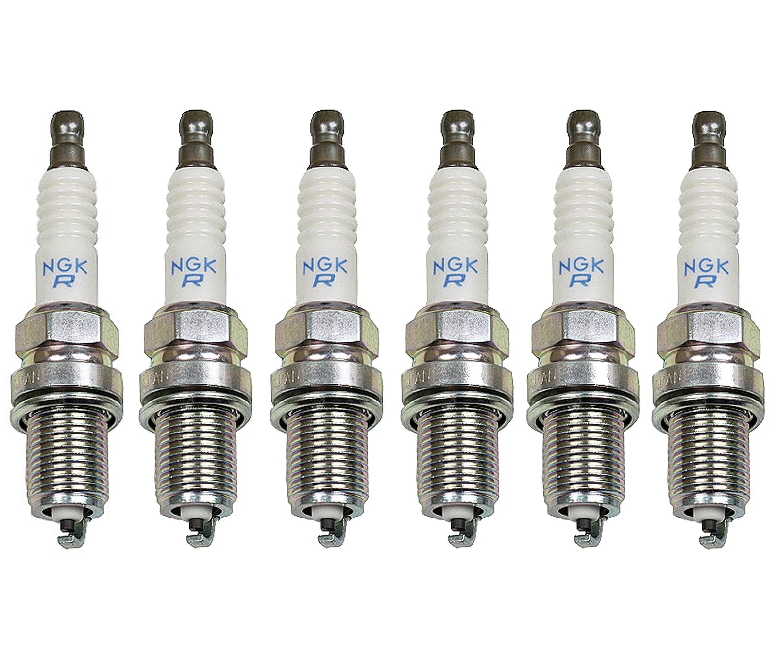Set of 6 NGK Standard Spark Plugs for Chevy Acura Dodge Ford Hyundai Infiniti