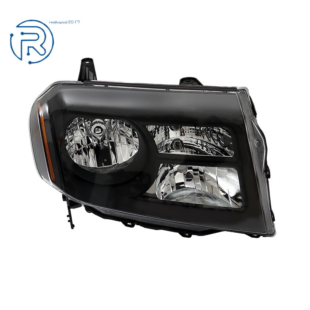 Set of 2 Halogen Headlights for Honda Pilot (2012-2015) Black Housing