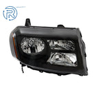 Set of 2 Halogen Headlights for Honda Pilot (2012-2015) Black Housing