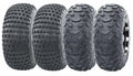 Set of 4 WANDA ATV Tires 20x7-8 & 19x7-8 4PR for ATV