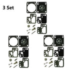 Set of 3 Carburetor Repair Kits for Stihl HS46 HS56 (ZAMA RB-243)
