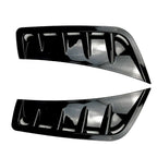 Front Wheel Air Vent Hood Fender Cover Trim for Benz GLC-Class (2020) Gloss Black