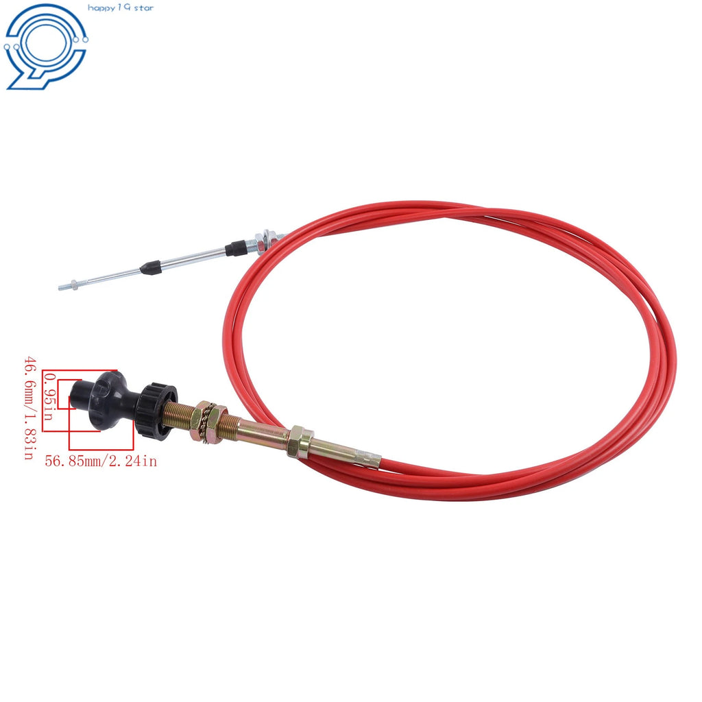 Throttle Control Push Pull Cable for John Deere 690A 690B 693B (–)