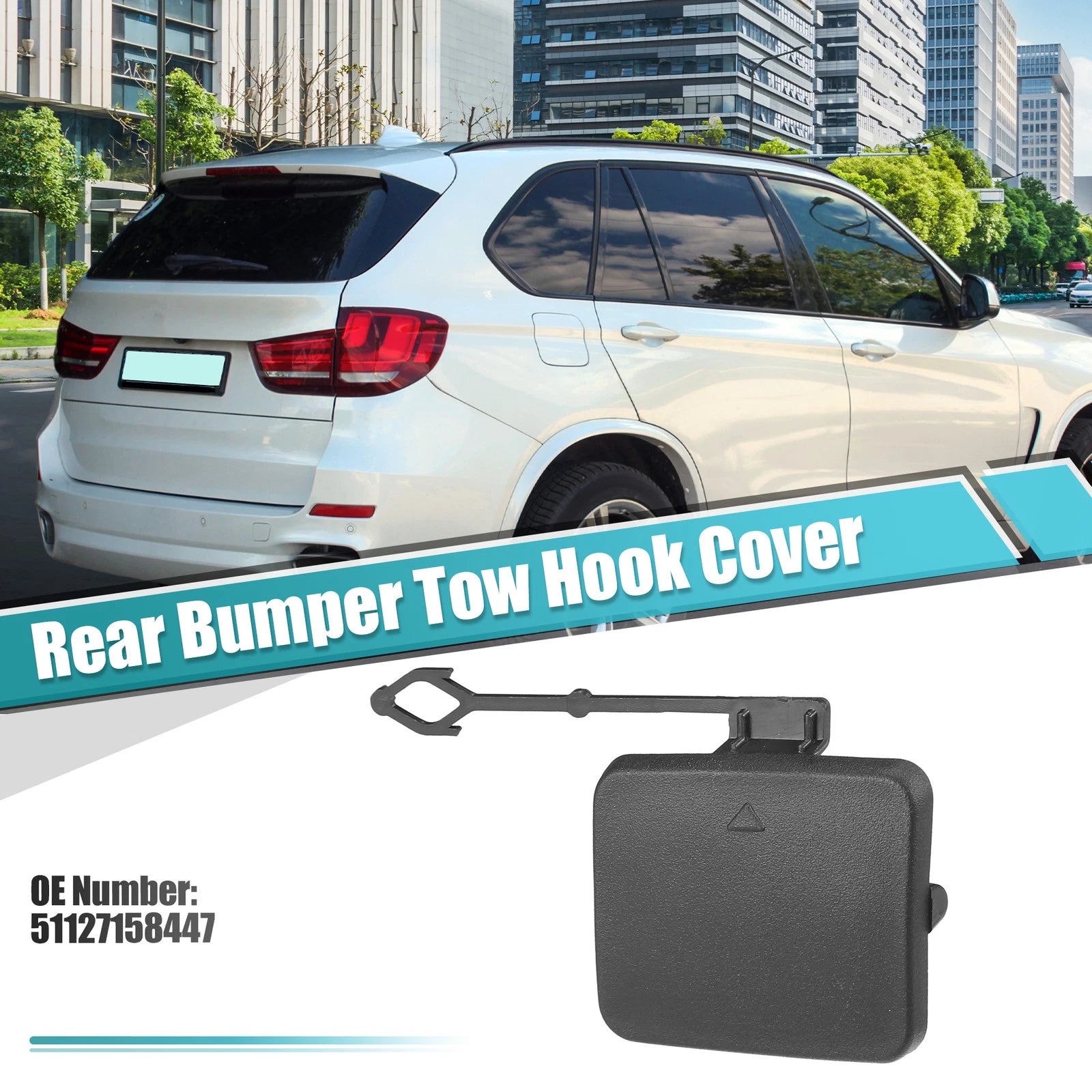 Tow Hook Cover for BMW X5 E70 (2007–2010) No. 51127158447