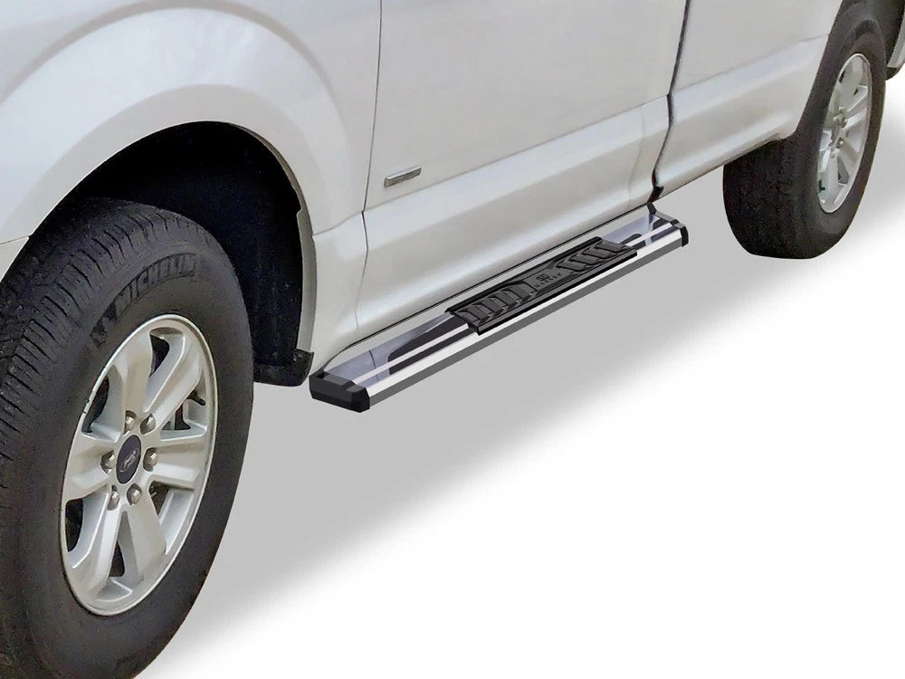 Set of 2 Chrome Board Side Steps for Ford F150 (2015–2026)