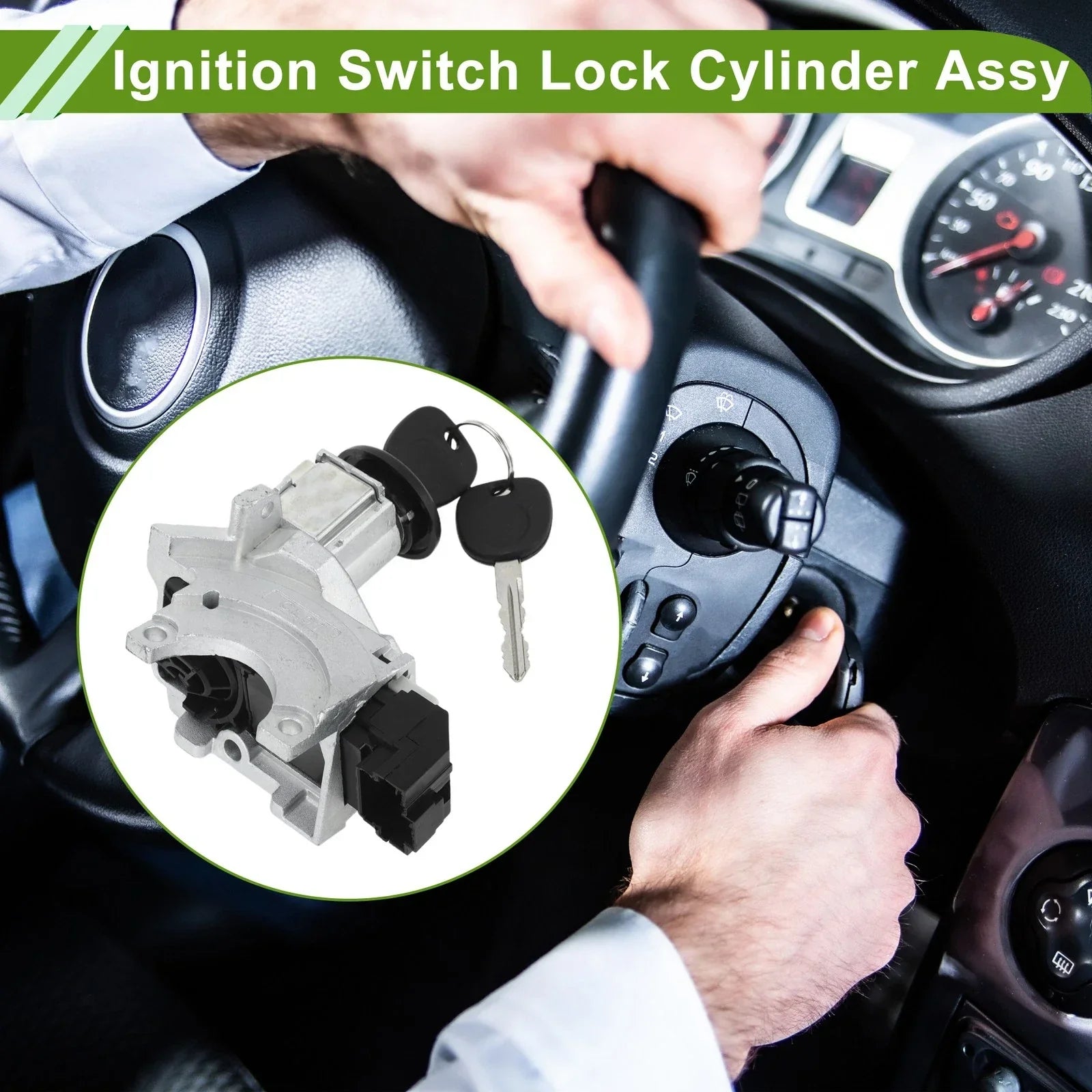 Ignition Lock Cylinder Assembly for Chevrolet Silverado 1500 3500 (2007-2013)