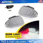 Pair Red White LED Door Courtesy Lights for Ford F150 (1997–2003)