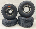 Set of 4 Keizer Beadlock Rims & Sunf A027 Tires for Banshee YFZ450 YFZ450R Raptor 700 660 250