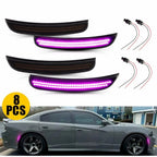 Set of 2 LED Side Marker Lights + Harness for Dodge Charger (2015–2022)