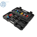 Rivet Nut Tool Set with 15 Mandrels & 125 Nuts for Metric SAE (16")