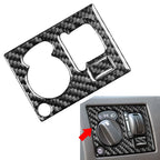 Headlight Switch Panel Button Cover Trim for Chrysler 300 300C (2005–2010) Carbon Black