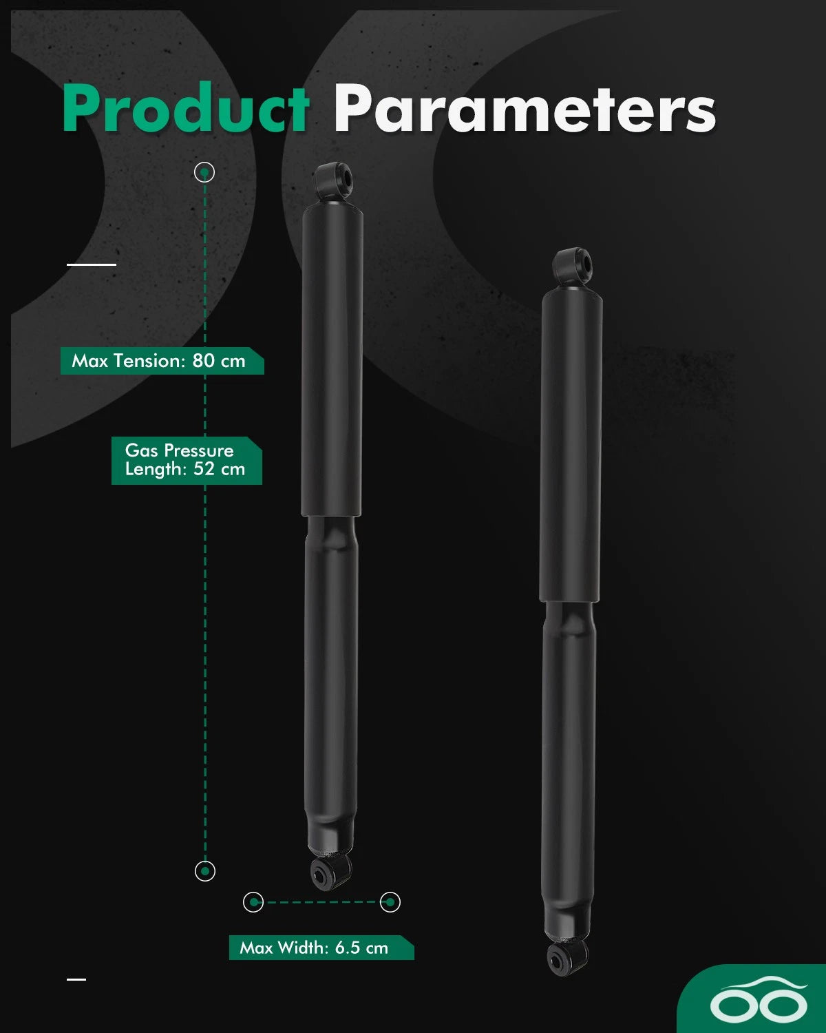 Rear Shocks Struts for Ford F-250 Super Duty (2005–2016)
