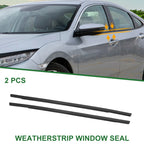 2pcs Rear Weatherstrip Window Seal No. 72950TEAT01 for Honda Civic 