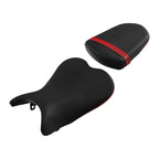 Black Red Driver & Passenger Seat for Suzuki GSXR600 GSXR750 (2006-2007)