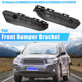 Set of 2 Front Side Bumper Cover Brackets No. 521460E030/5214648020 for Toyota