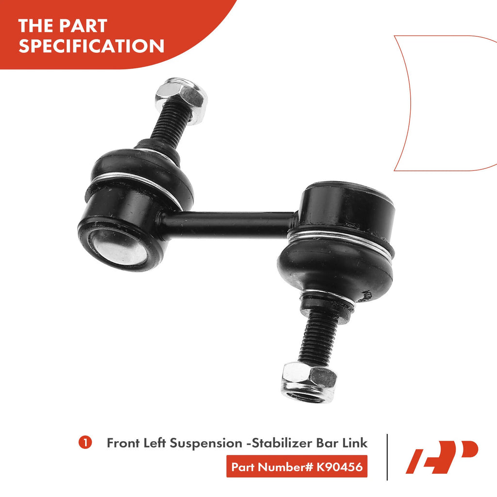 Set of 4 Front Sway Bar Links for Honda Accord (2003–2007) Acura TSX (2004–2008)