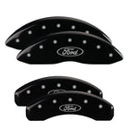Front and Rear Black Caliper Covers for 2003–2006 Ford Expedition by MGP