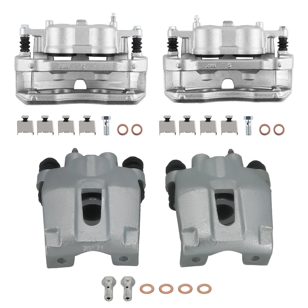 Front Rear Brake Caliper Set for Ford F-150 (2010–2011) 18B5236 18B5237