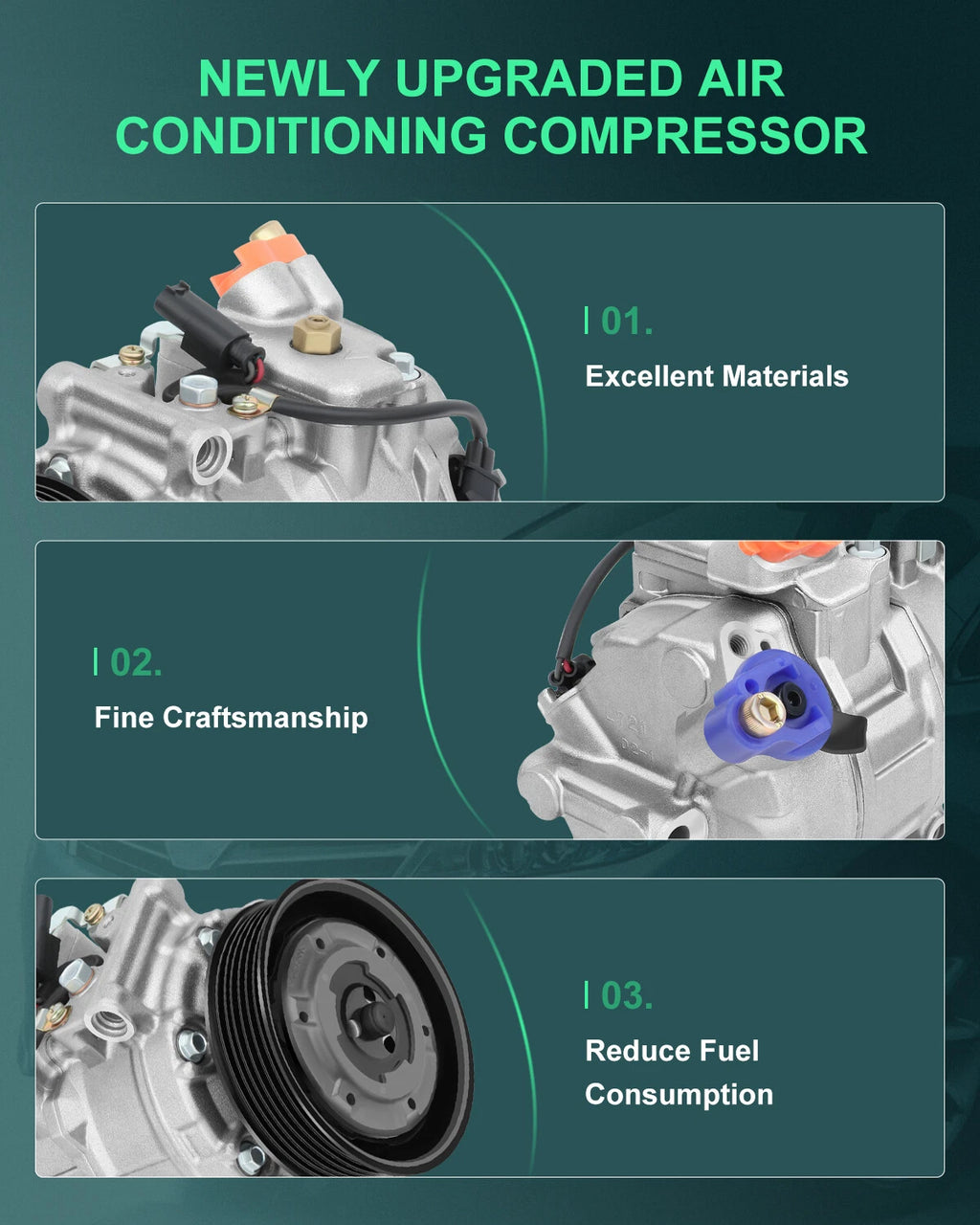A/C Compressor for BMW 325i 325xi 328i 328xi (2006–2007)