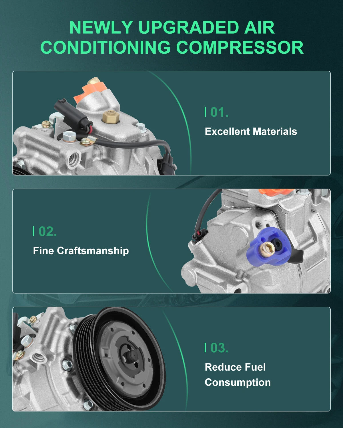 A/C Compressor for BMW 325i 325xi 328i 328xi (2006–2007)