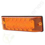 2X 8 Inch Amber LED Side Turn Tail Lights for Pickup Truck Lorry Boat