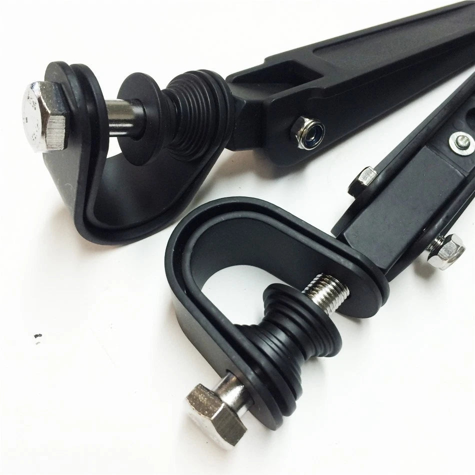 1 1/4" U-Clamp Footpegs for Harley Sportster (2004–2023) Black