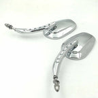 Chrome Big Side Mirrors for Harley Dyna (2006–2023)