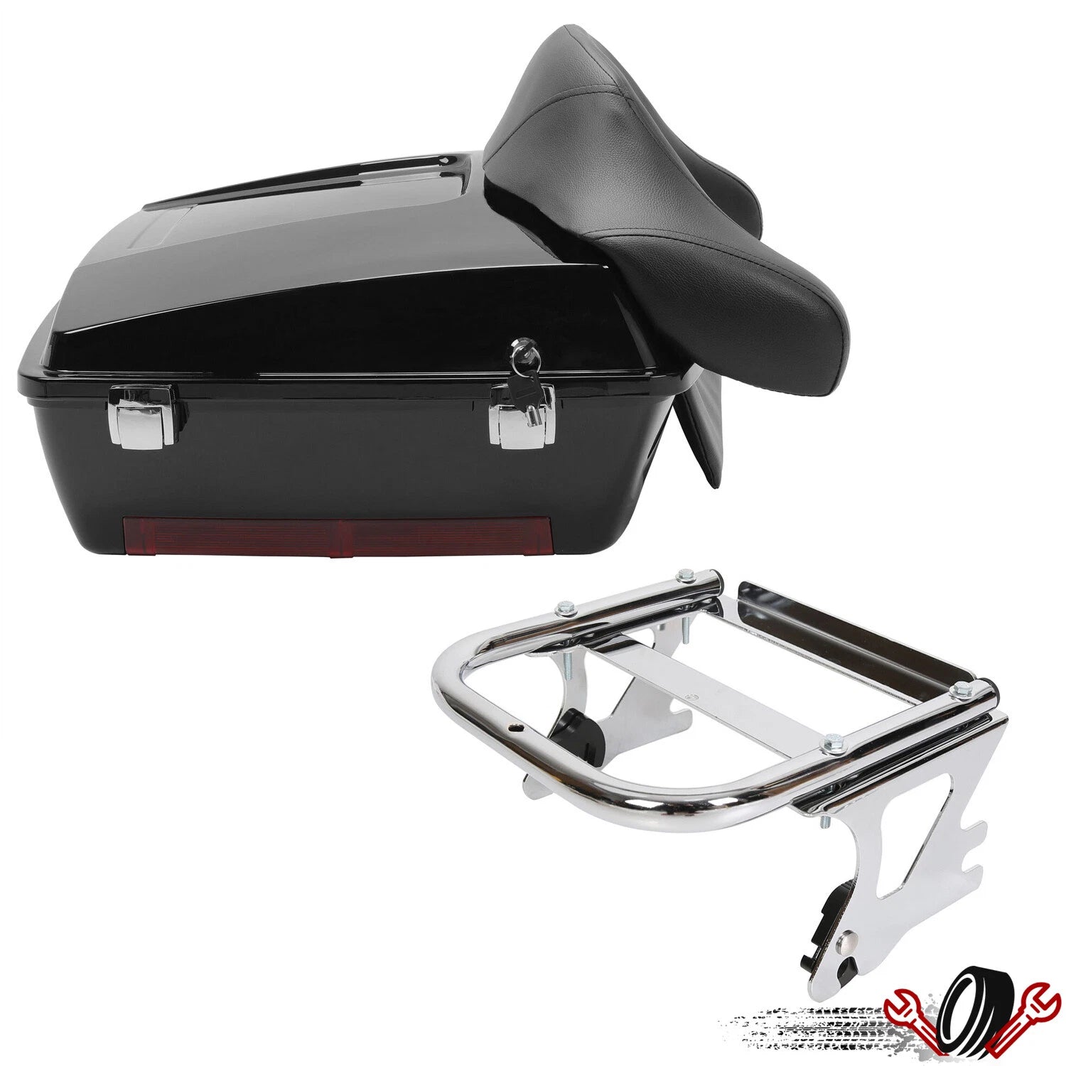 Trunk & Mount Rack for Harley Touring Road King Street Glide (1997–2008)