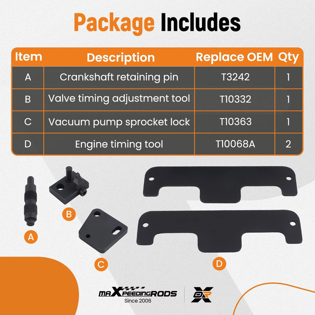 Camshaft Timing Tool Kit for VW Touareg Phaeton (2003–2010)