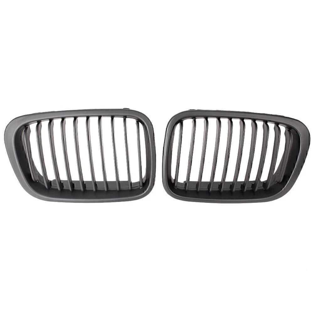 Front Grille Cover for BMW E46 320i 323i 330i (1998–2001) Matte Black