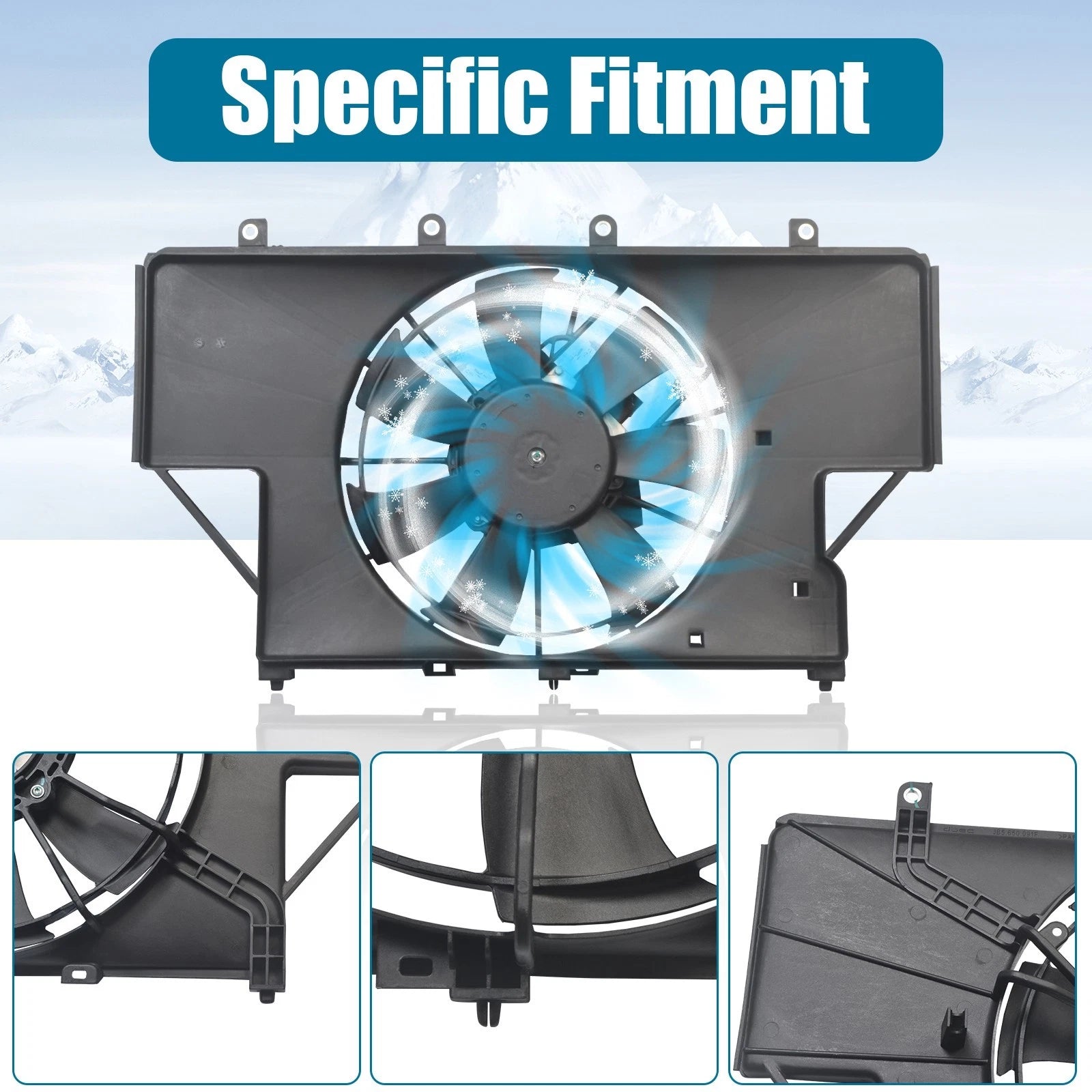 Radiator Cooling Fan Assembly for Honda Accord Hybrid (2018–2022)