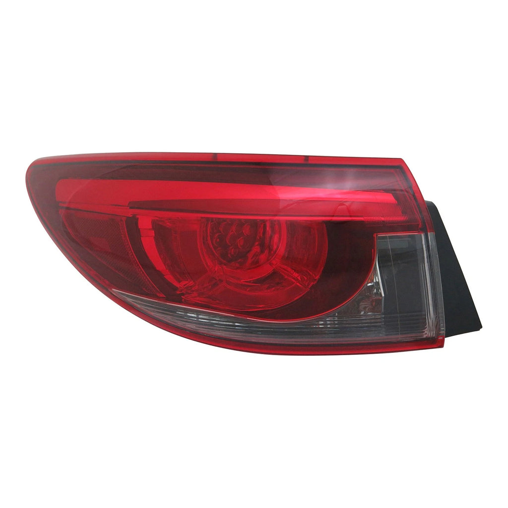 Replacement Driver Side Outer LED Tail Light Assembly for 2016-17 Mazda Mazda 6