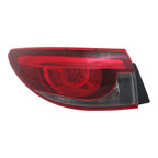 Replacement Driver Side Outer LED Tail Light Assembly for 2016-17 Mazda Mazda 6