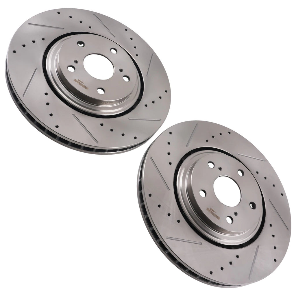 Front Brake Rotors Pair for Lexus NX300 (2018–2021) Toyota Sienna (2011–2020) S31511