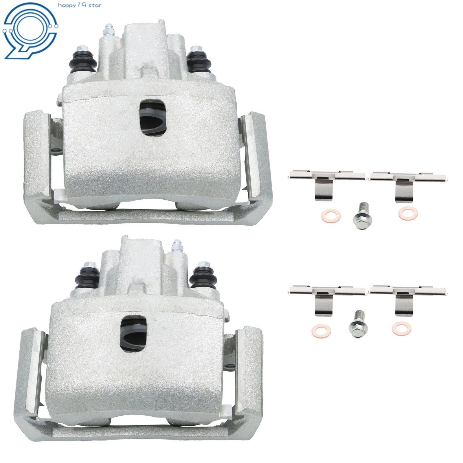 Pair Rear Brake Calipers for Dodge Ram 1500, Durango, Chrysler Aspen (2002–2009)