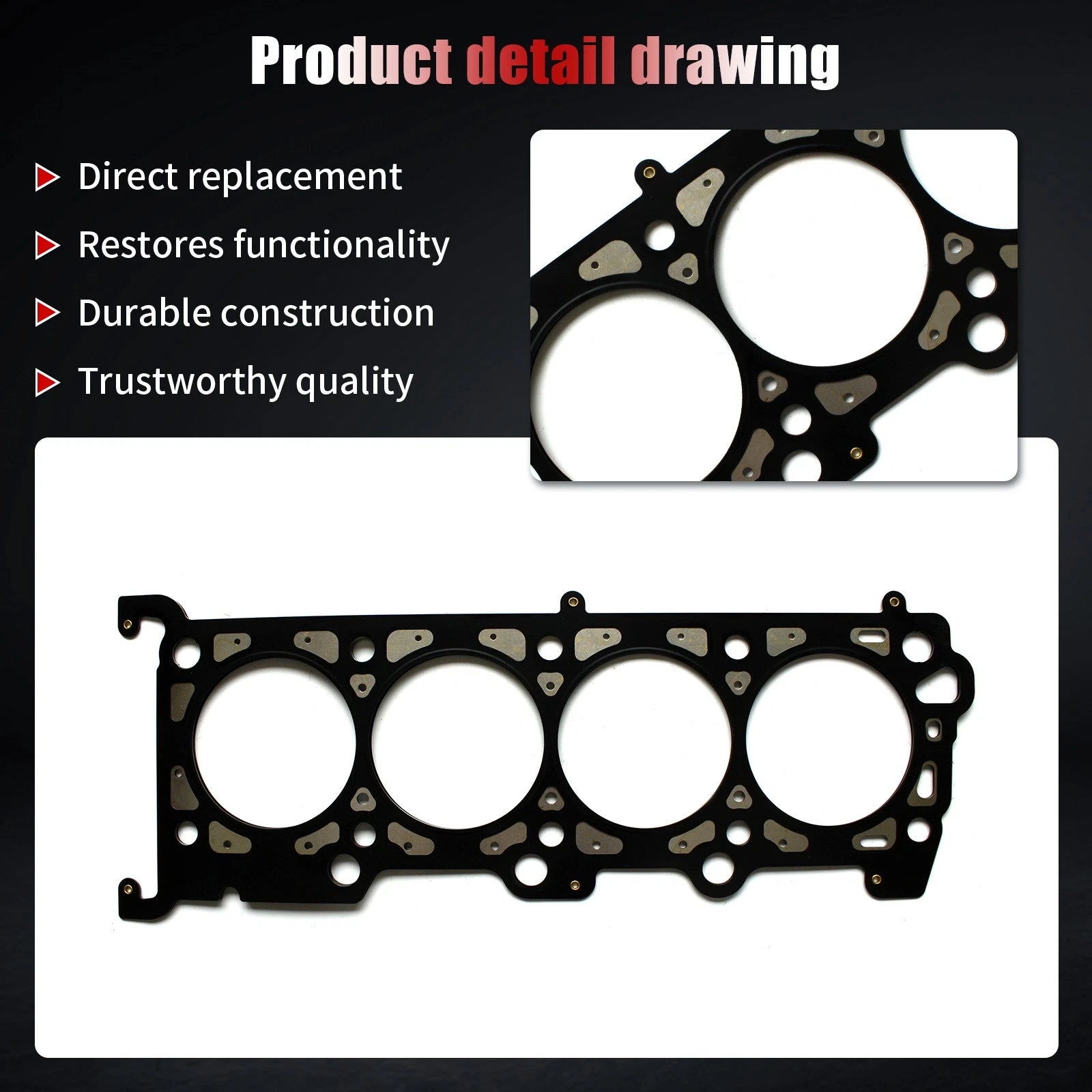 Head Gasket Set for Ford Mustang Crown Victoria Lincoln Town Car (1995–2000)