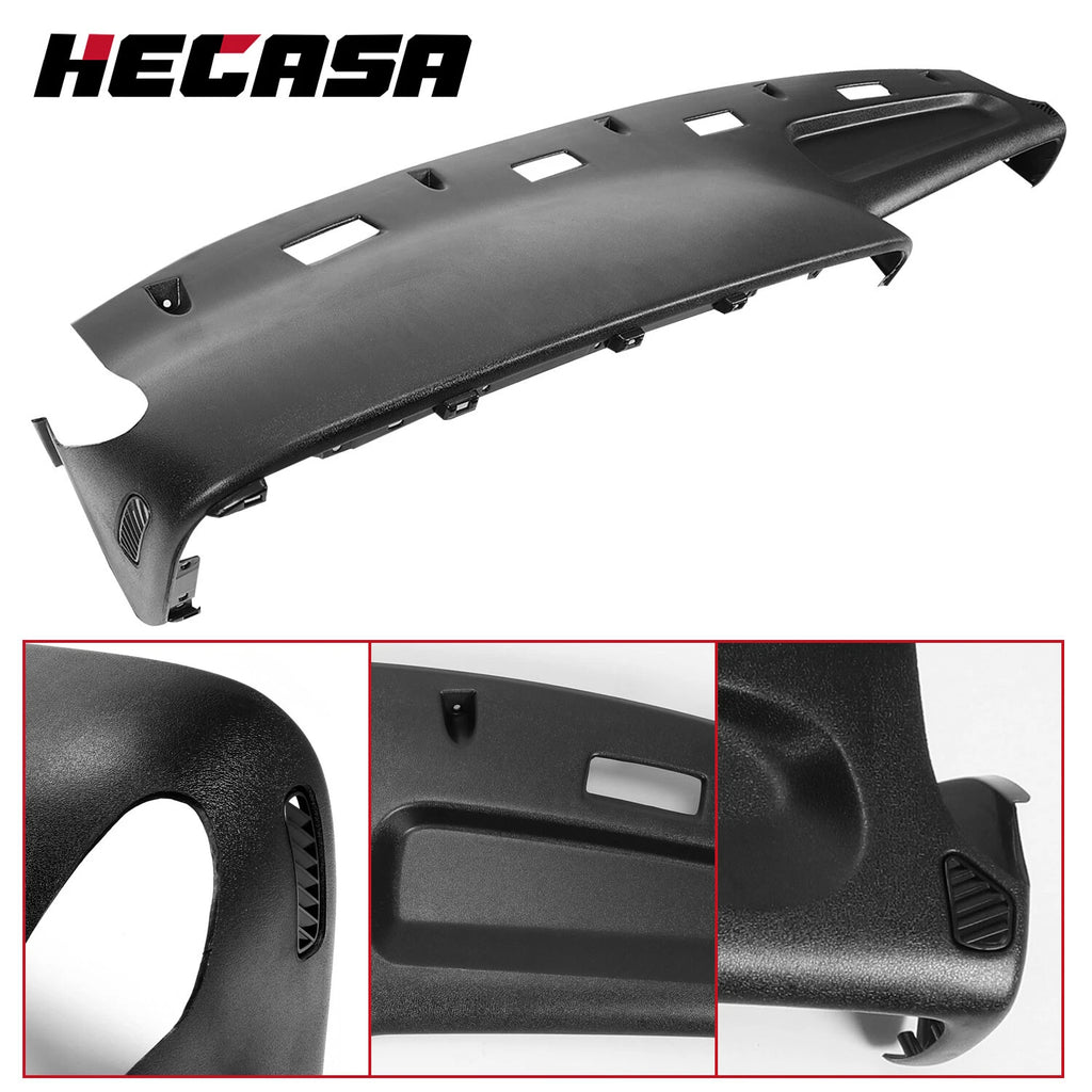 Dash Board Panel Pad Cover for Dodge Ram (1994–1997) Black