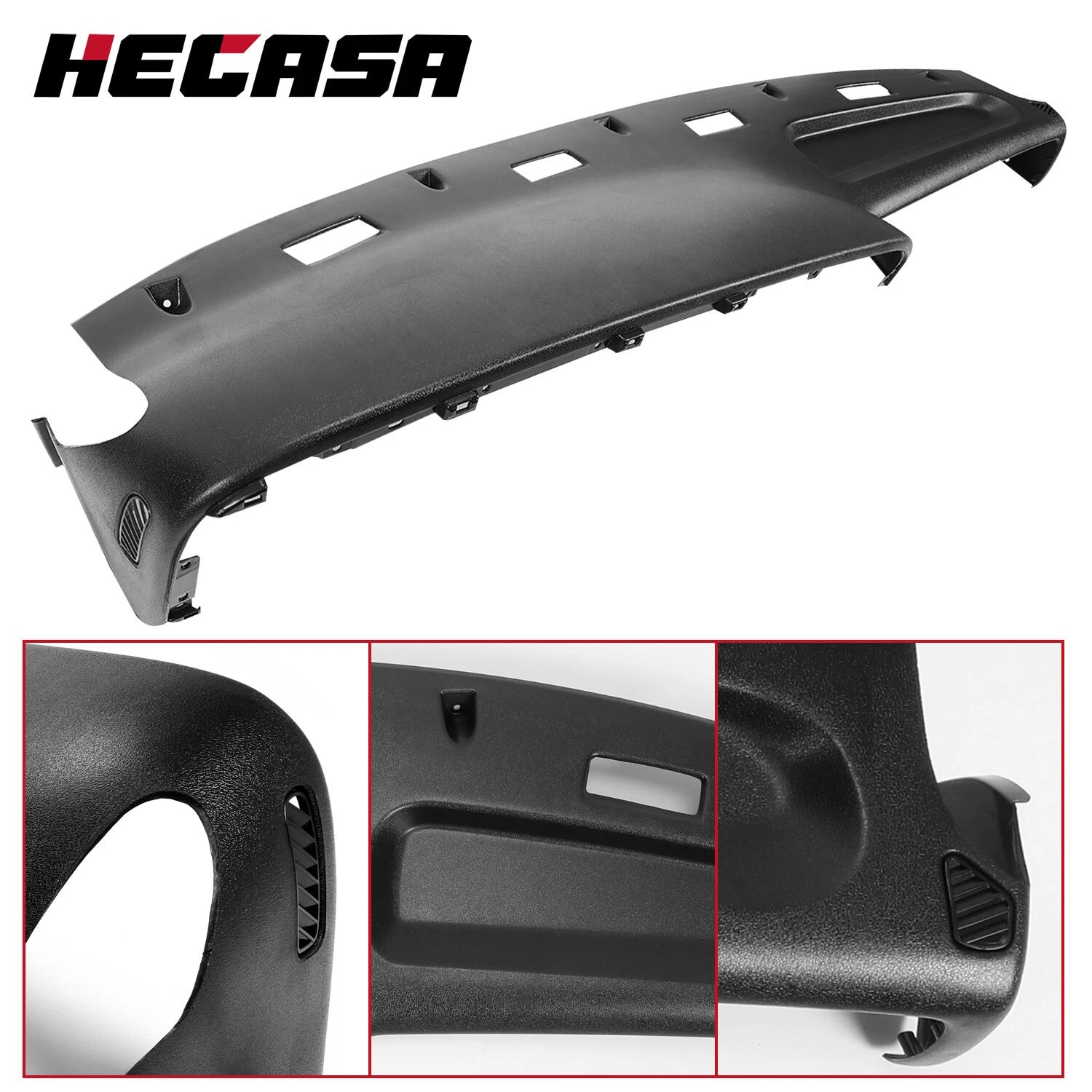 Dash Board Panel Pad Cover for Dodge Ram (1994–1997) Black