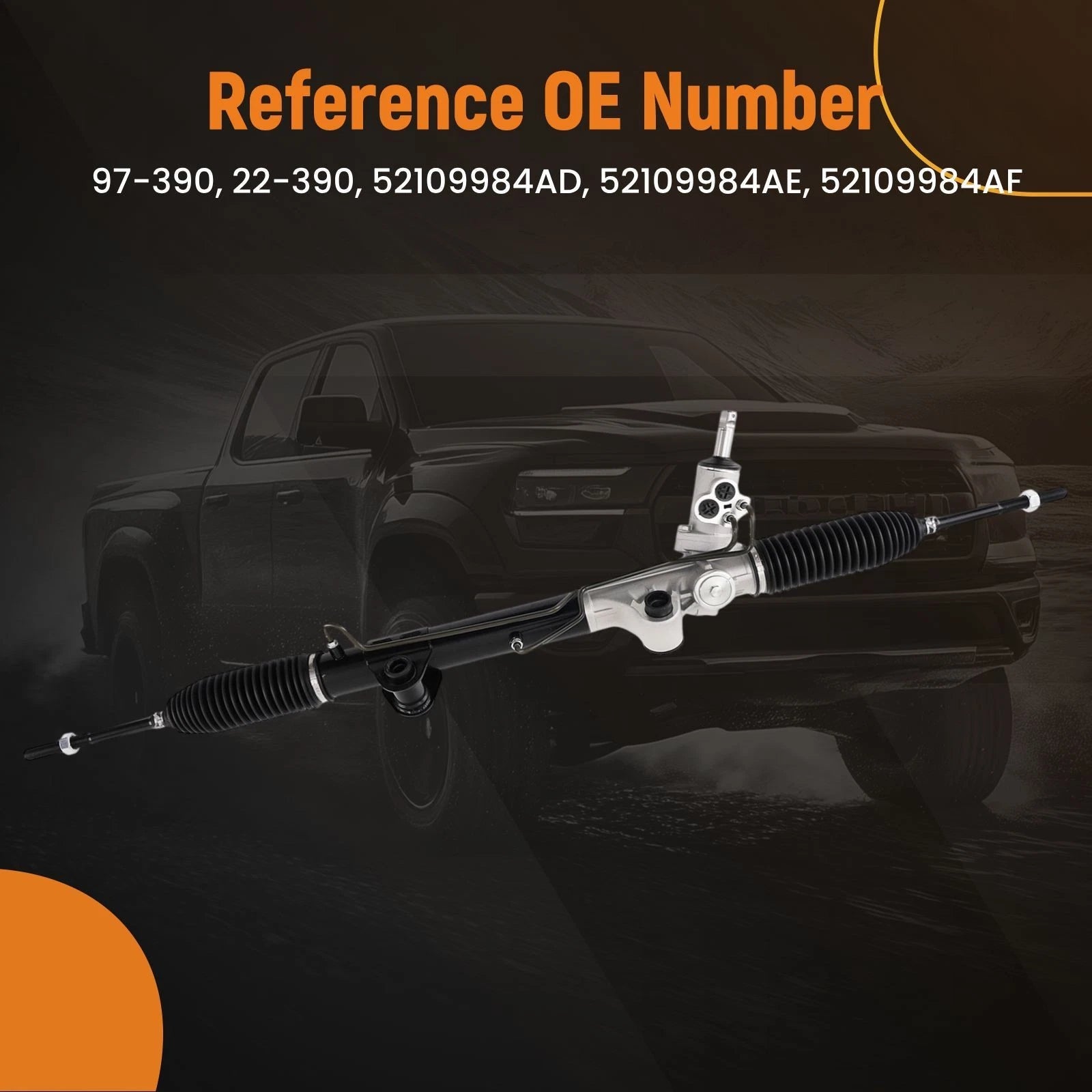 Steering Rack and Pinion for Dodge Nitro 4.0L (2007–2011) 52109984AE
