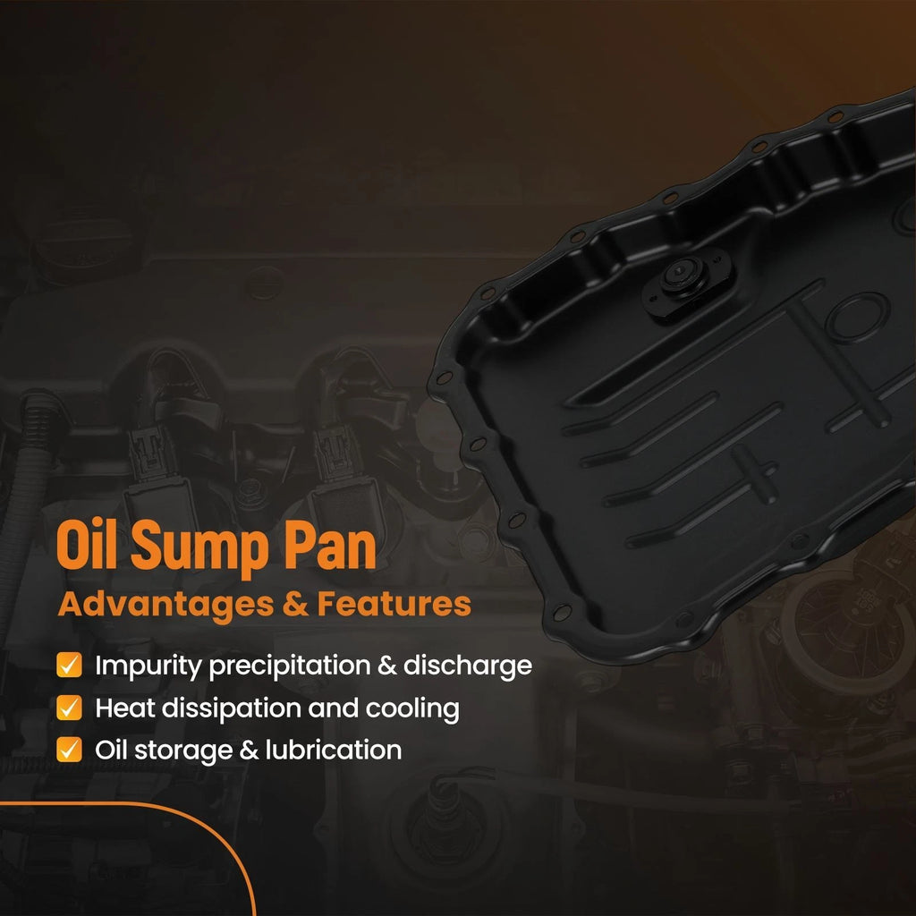 Auto Transmission Oil Pan for Kia Soul L4 1.6L 2.0L (2010–2011) 265-812