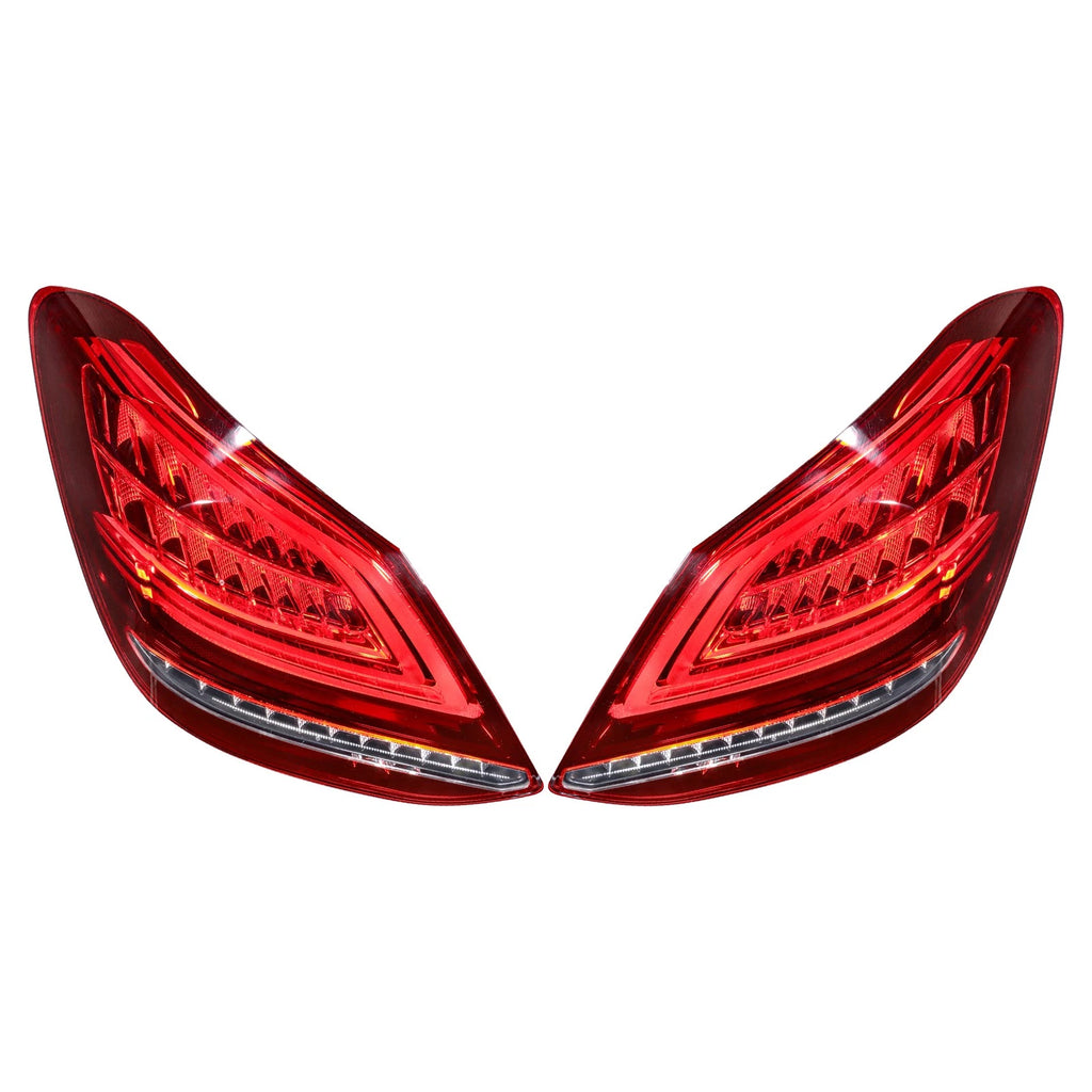 Set of 2 LED Tail Lights for Mercedes Benz W205 C-Class (2019–2021)