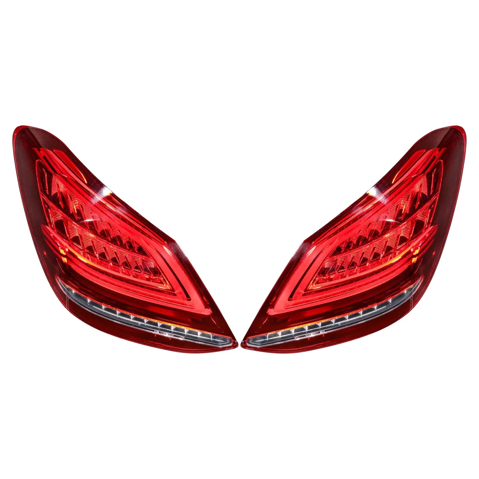 Set of 2 LED Tail Lights for Mercedes Benz W205 C-Class (2019–2021)