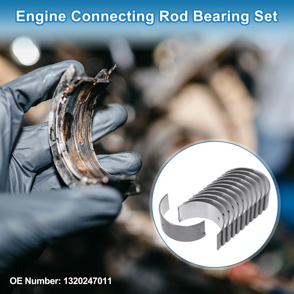 Set of 12 Connecting Rod Bearings for Toyota Land  No.1320247011