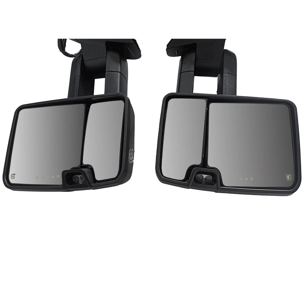 Pair Tow Mirrors for Chevy Silverado GMC (2014–2019) Power Heated Signal