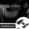 Gas Brake Footrest Pedal Pad for Toyota RAV4 (2019–2023) Aluminum Rubber Black