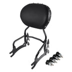 12" Black Backrest Sissy Bar & Mount Spool for Indian Chieftain (2014–2022)