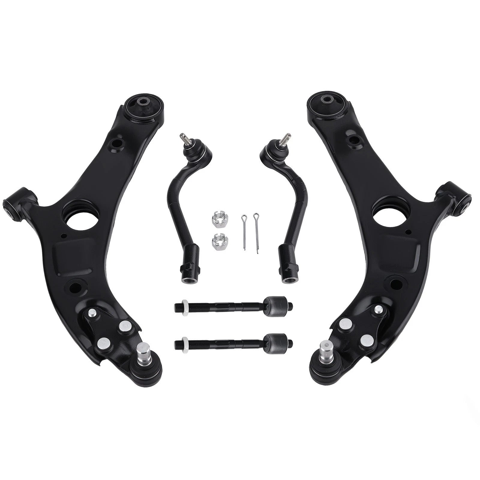Front Lower Control Arm Kit & Tie Rod for Hyundai Sonata (2011–2013), Azera (2012–2014)