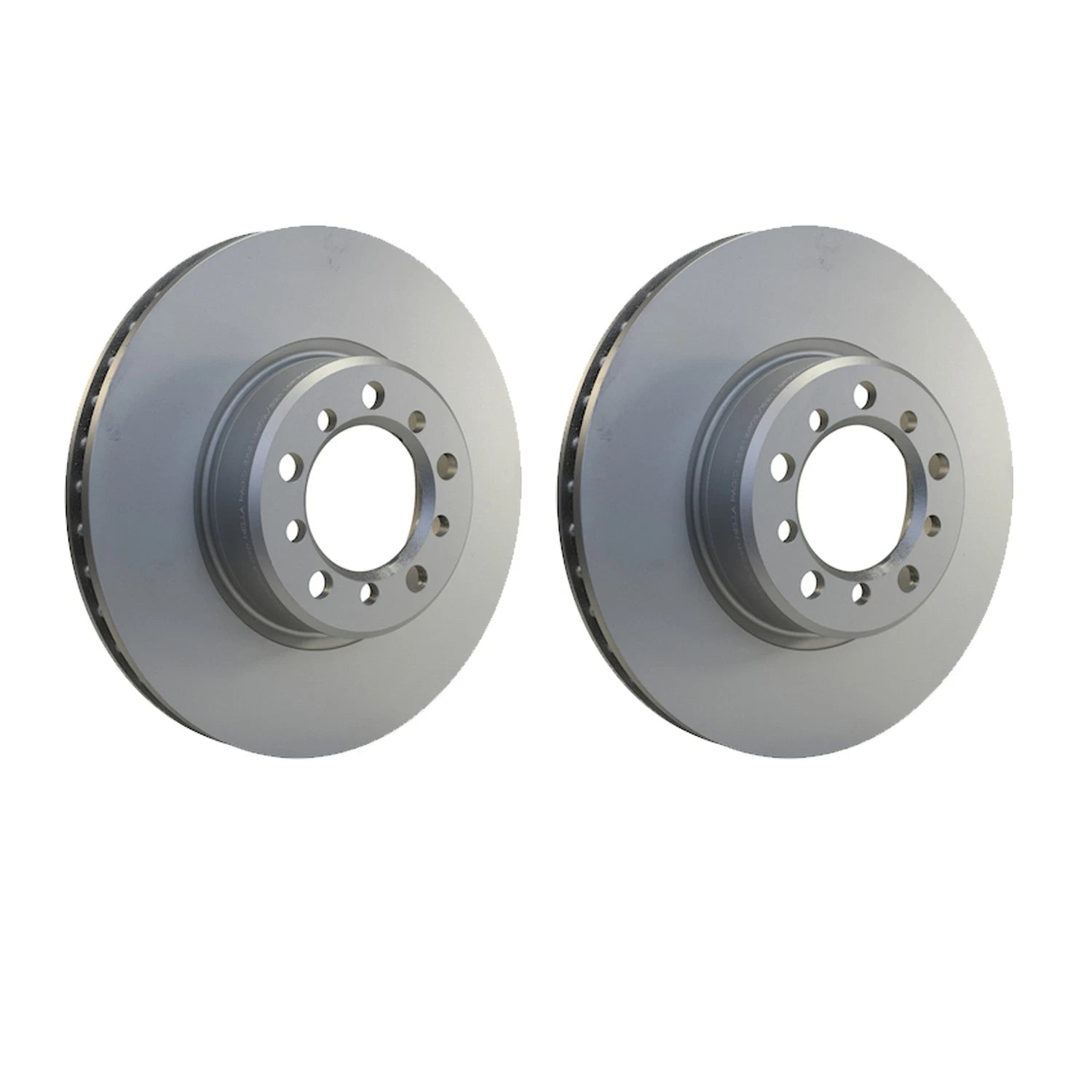 Set of 2 Front 300mm Disc Brake Rotors for Mercedes W126 (1979–1991)